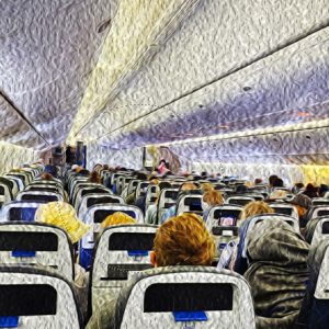 Inside Airplane